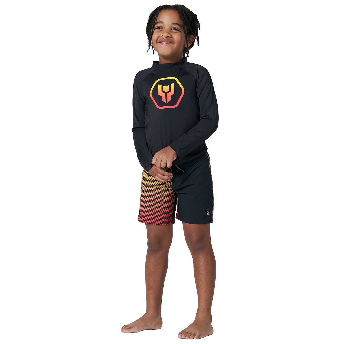 Tahwalhi Little Boys Long Sleeve Sun Top