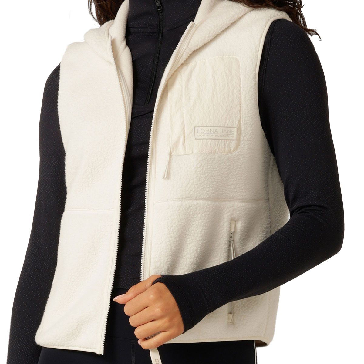 Lorna Jane Womens Outdoor Fleece Sports Vest
