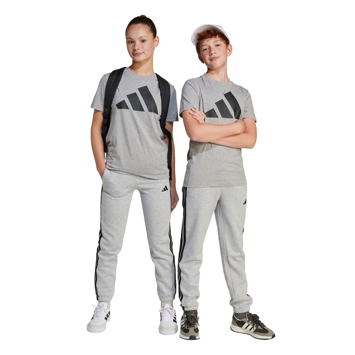 adidas Junior Essentials Fleece 3-Stripes Jogger Track Pants