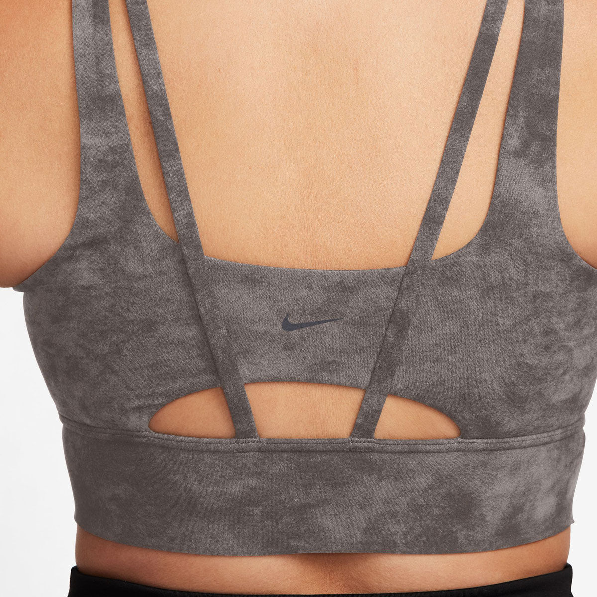 Nike Womens Zenvy Tie-Dye Medium Support Padded Longline Sports Bra
