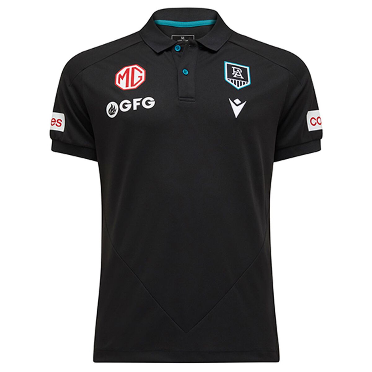 Port Adelaide Power Mens 2025 Travel Polo