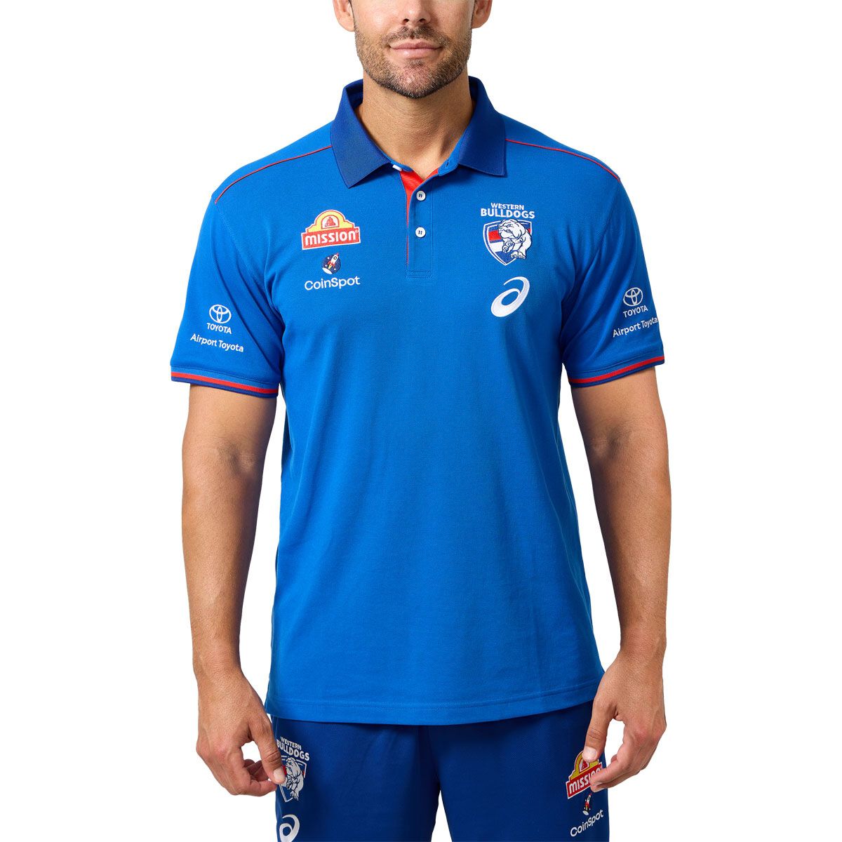 Western Bulldogs Mens 2025 Media Polo