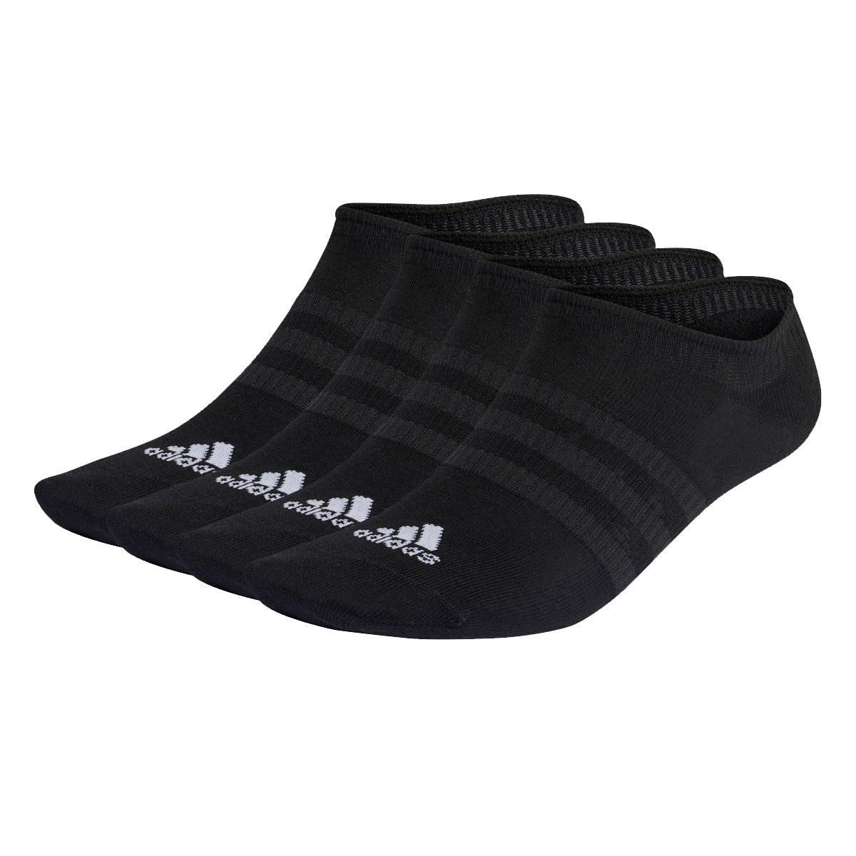 adidas Thin and Light No Show 3 Pack Socks