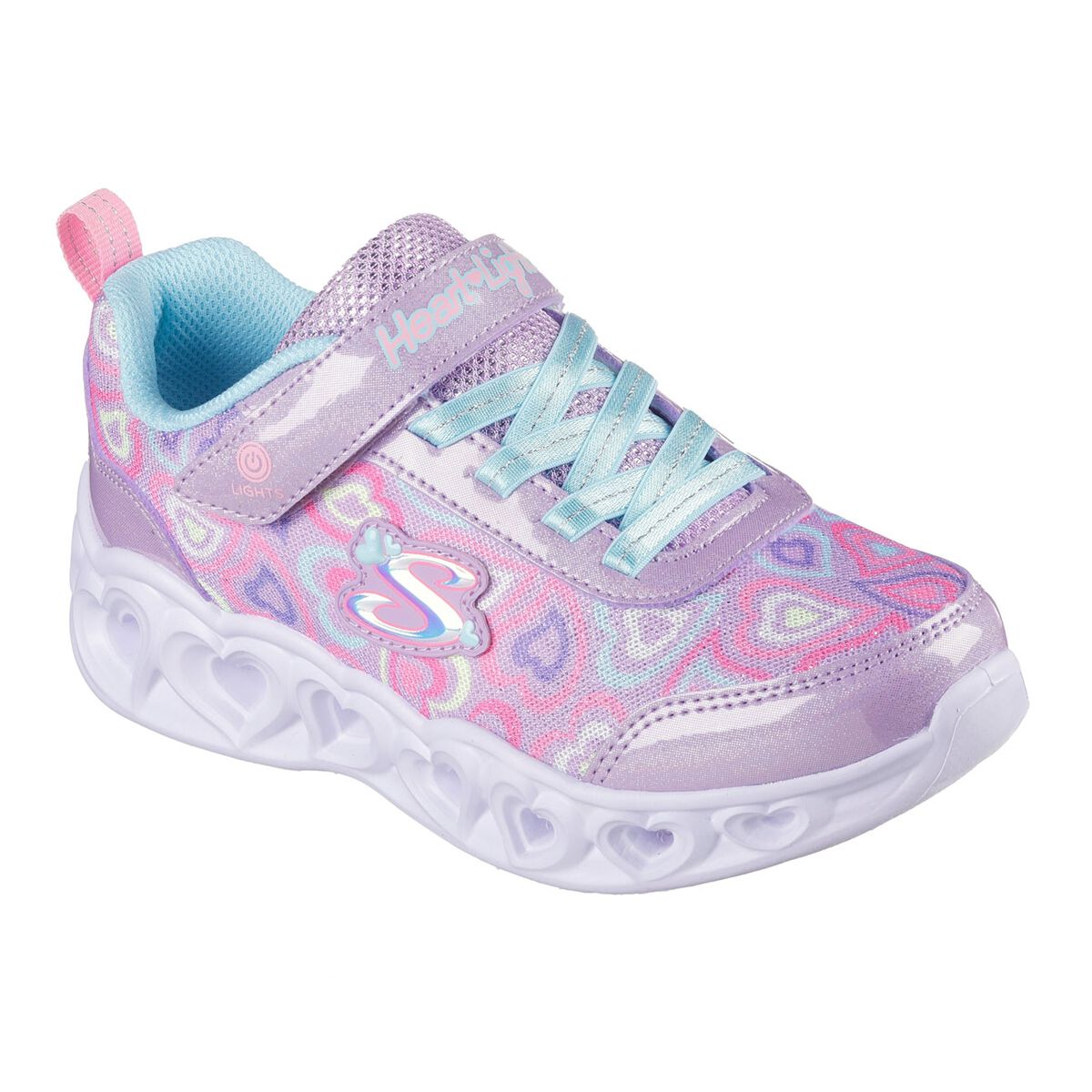 Skechers Heart Lights PS Kids Casual Shoes