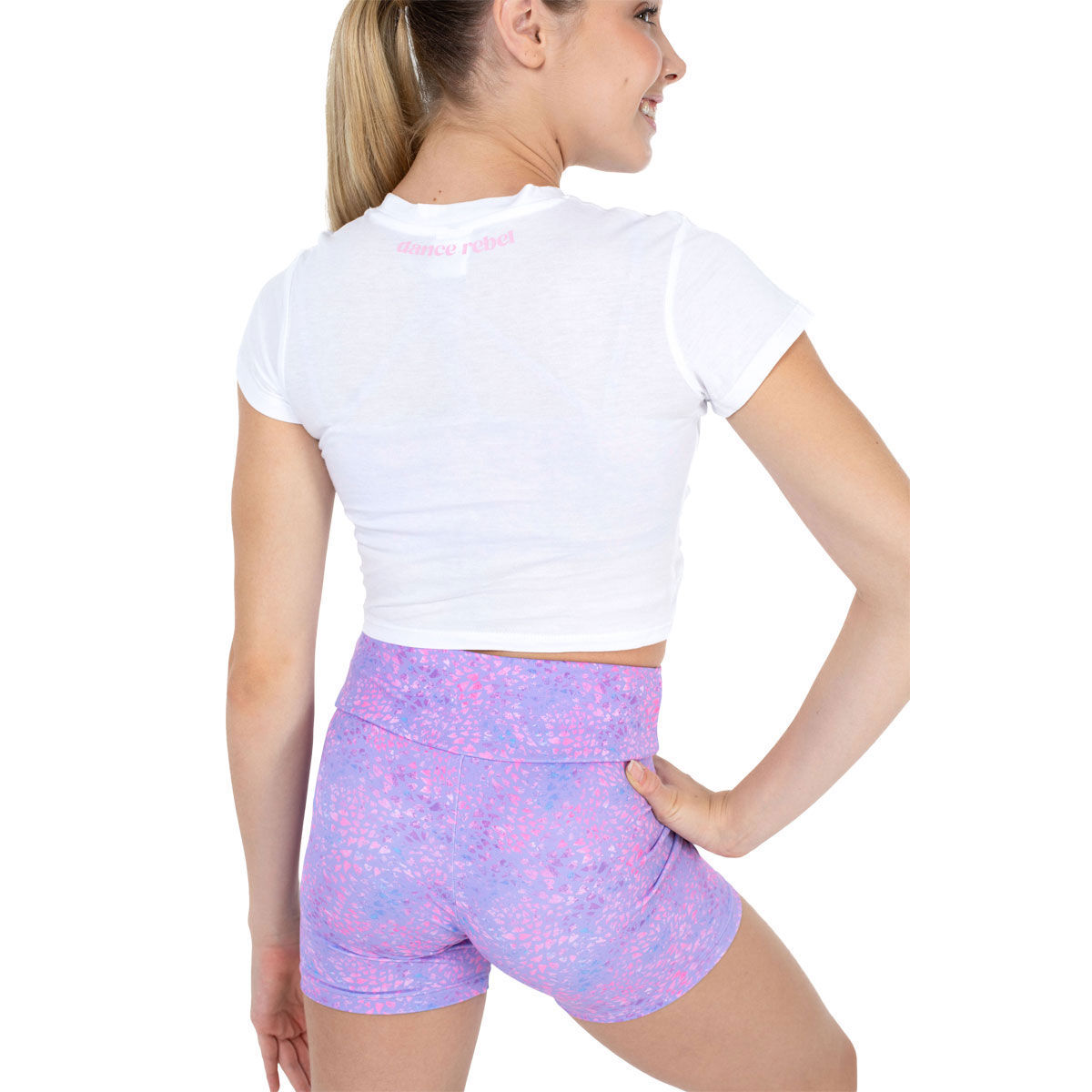 Flo Active Junior Nicole High Rise Mid Length Shorts
