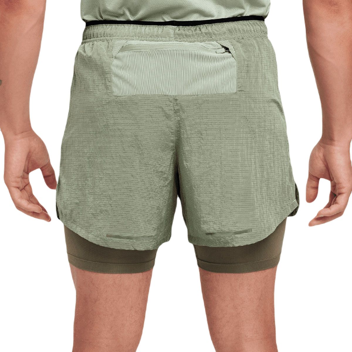 Nike Mens Stride Running Division Dri-FIT Water Repellent 2-in-1 Running Shorts