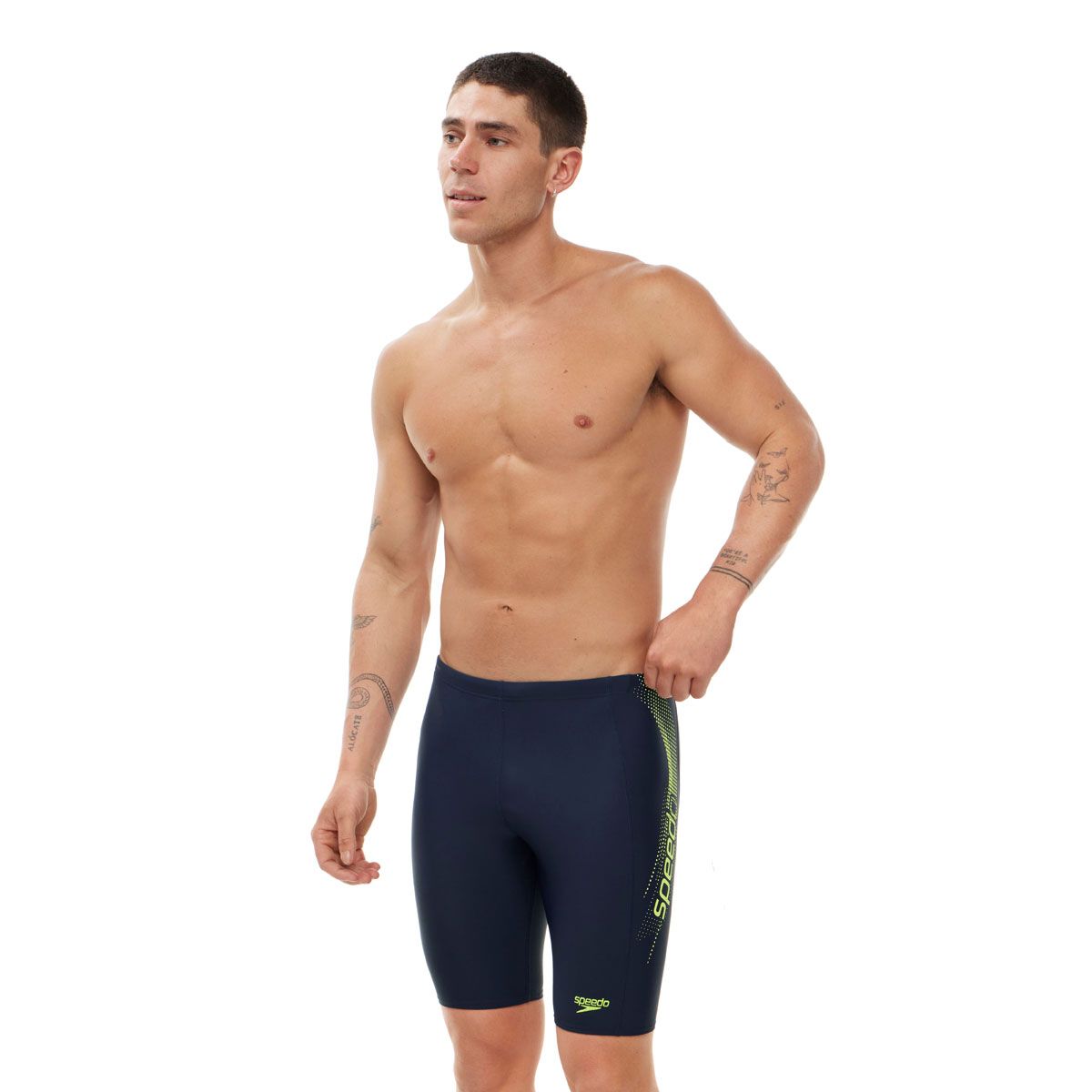 Speedo Mens Sport Logo Panel Jammer