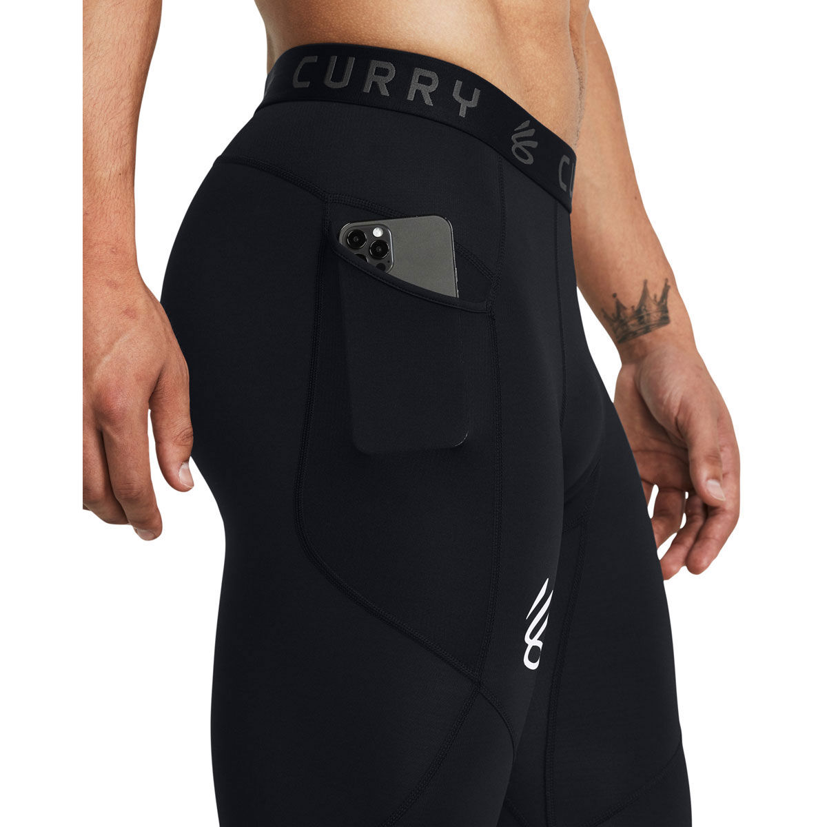 Under Armour Curry Mens Brand 3/4 Length Basketball Tights