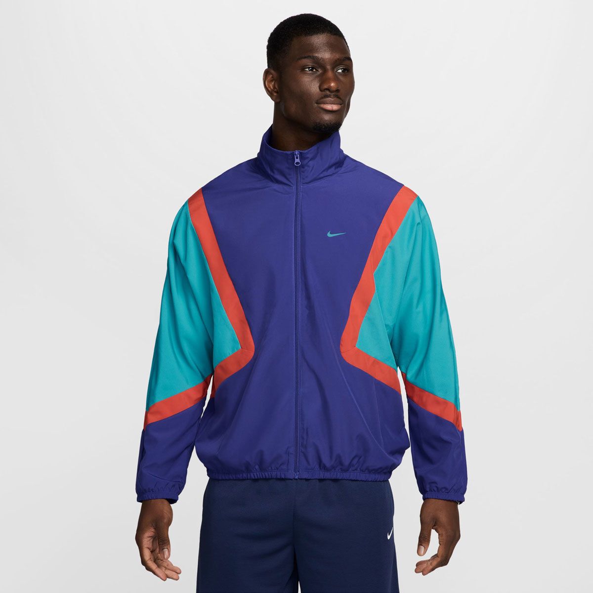 Nike Mens Icon Woven Basketball Jacket Navy XXL