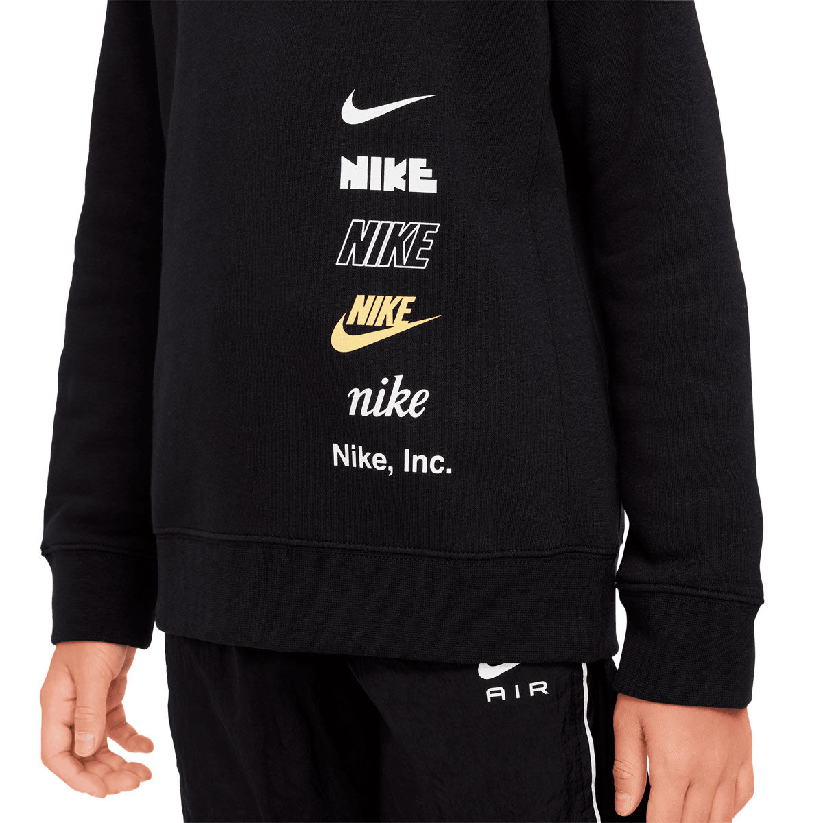 Nike Junior Sportswear Basketball Logo Crew Sweatshirt
