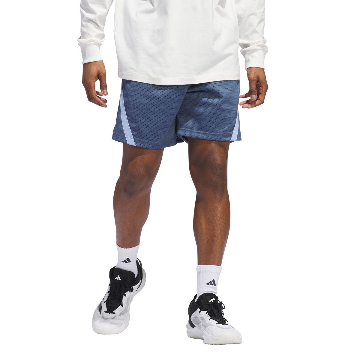 adidas Mens Select Mesh 5 inch Basketball Shorts