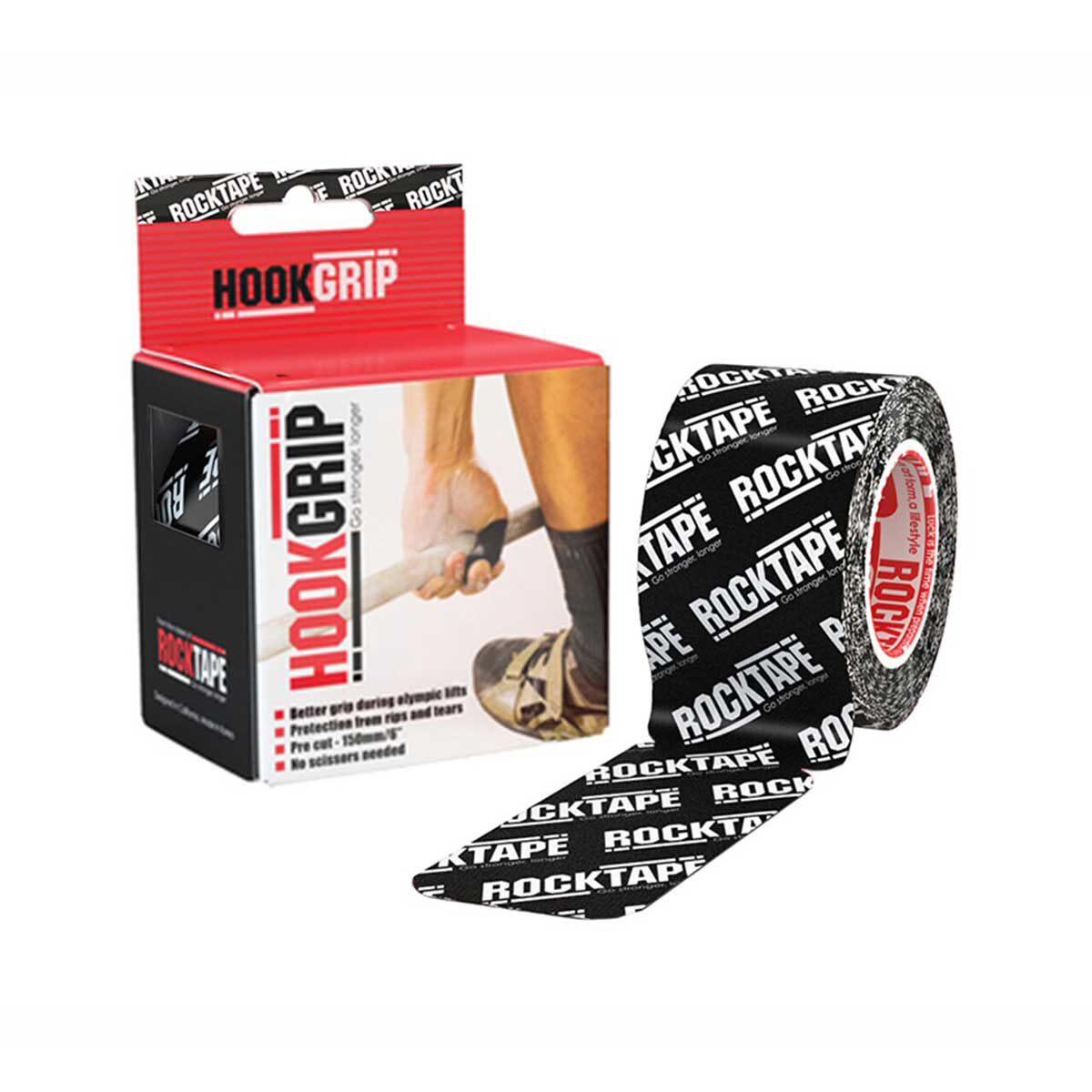 RockTape Hook Grip 5cm x 5m Pre Cut Tape