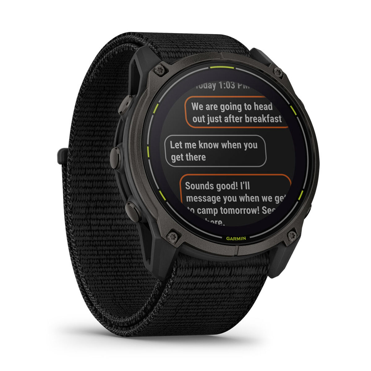 Garmin Enduro 3 DLC Titanium Watch - Carbon Gray