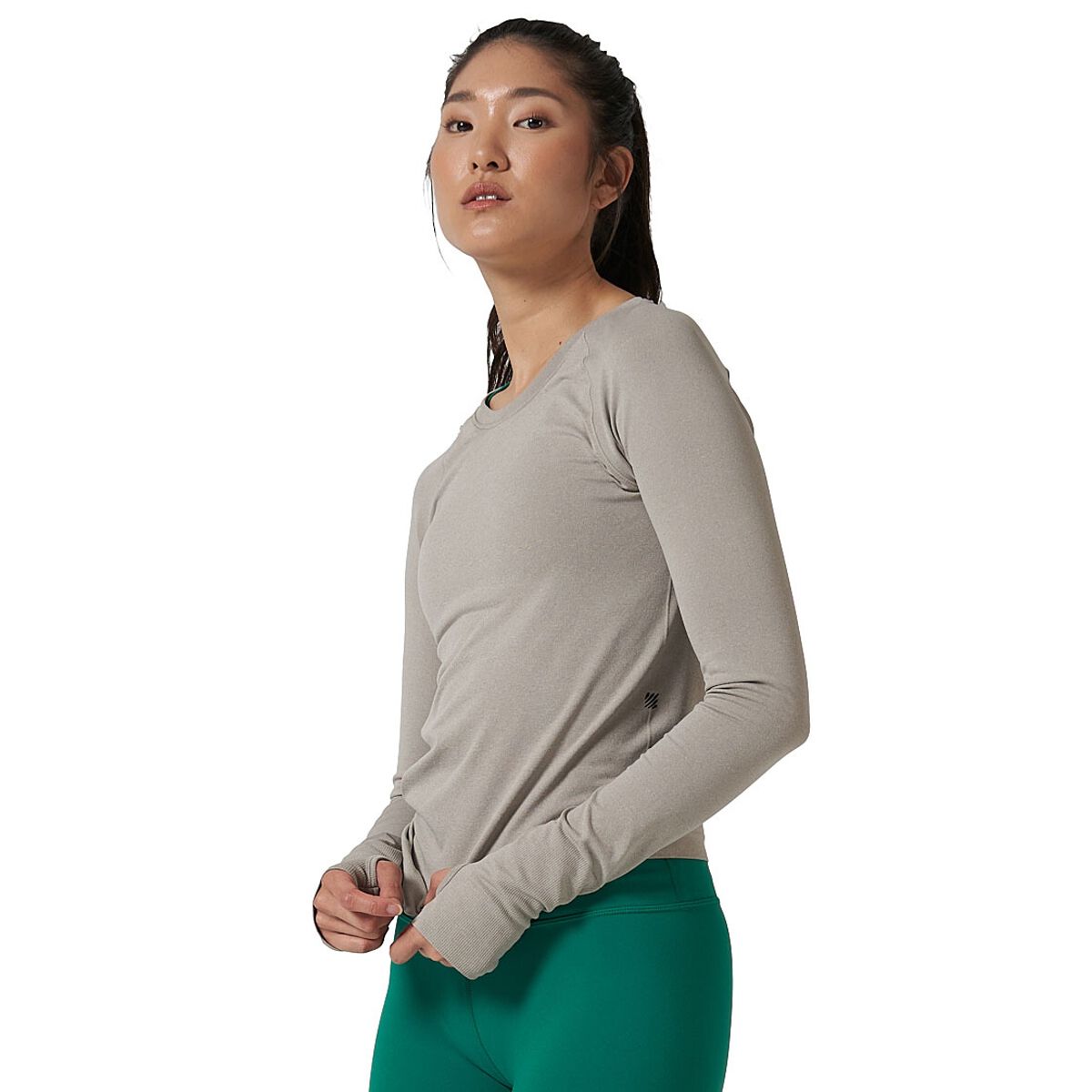Ell/Voo Womens Reili Seam Free Long Sleeve Top