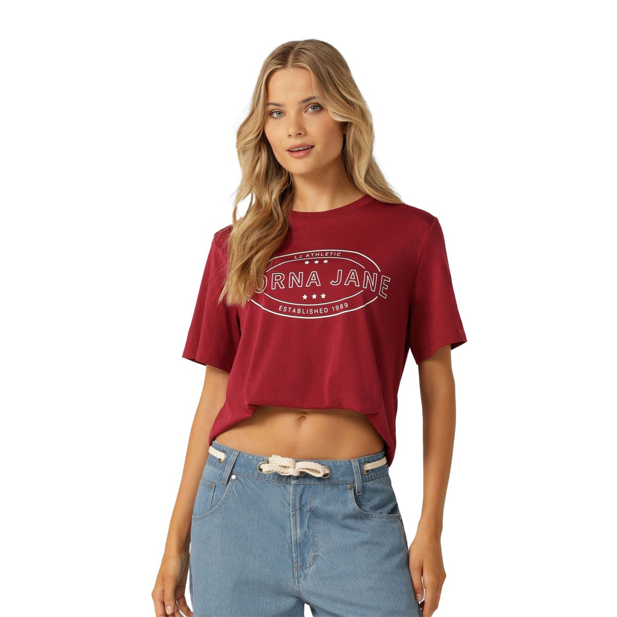 Lorna Jane Womens Vintage Relaxed Fit Tee