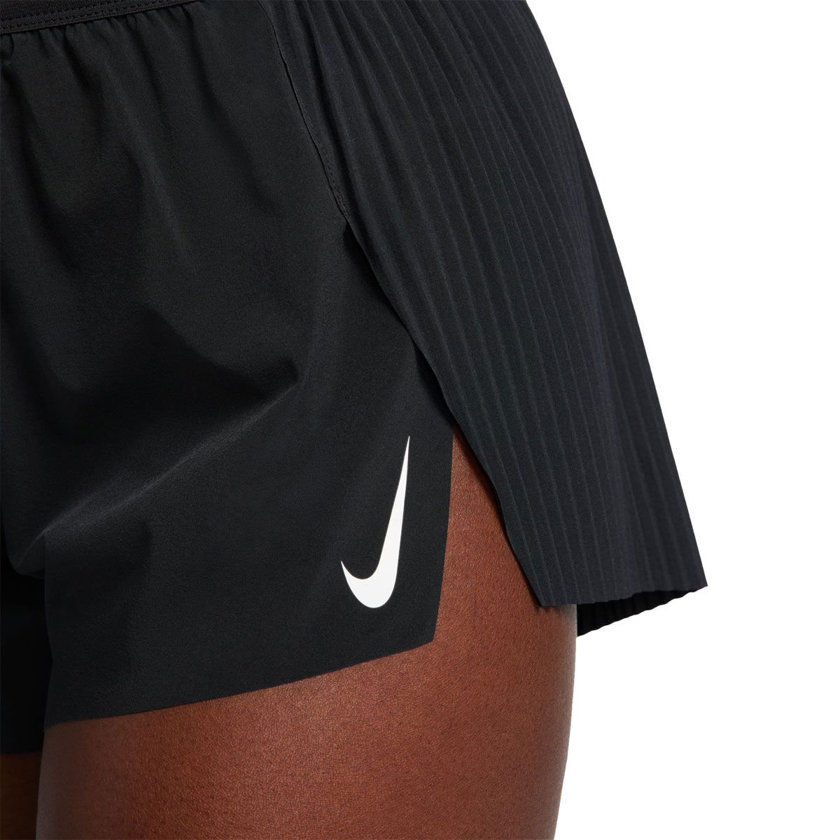 Nike Womens AeroSwift Dri-FIT ADV Mid Rise 3 Inch Running Shorts
