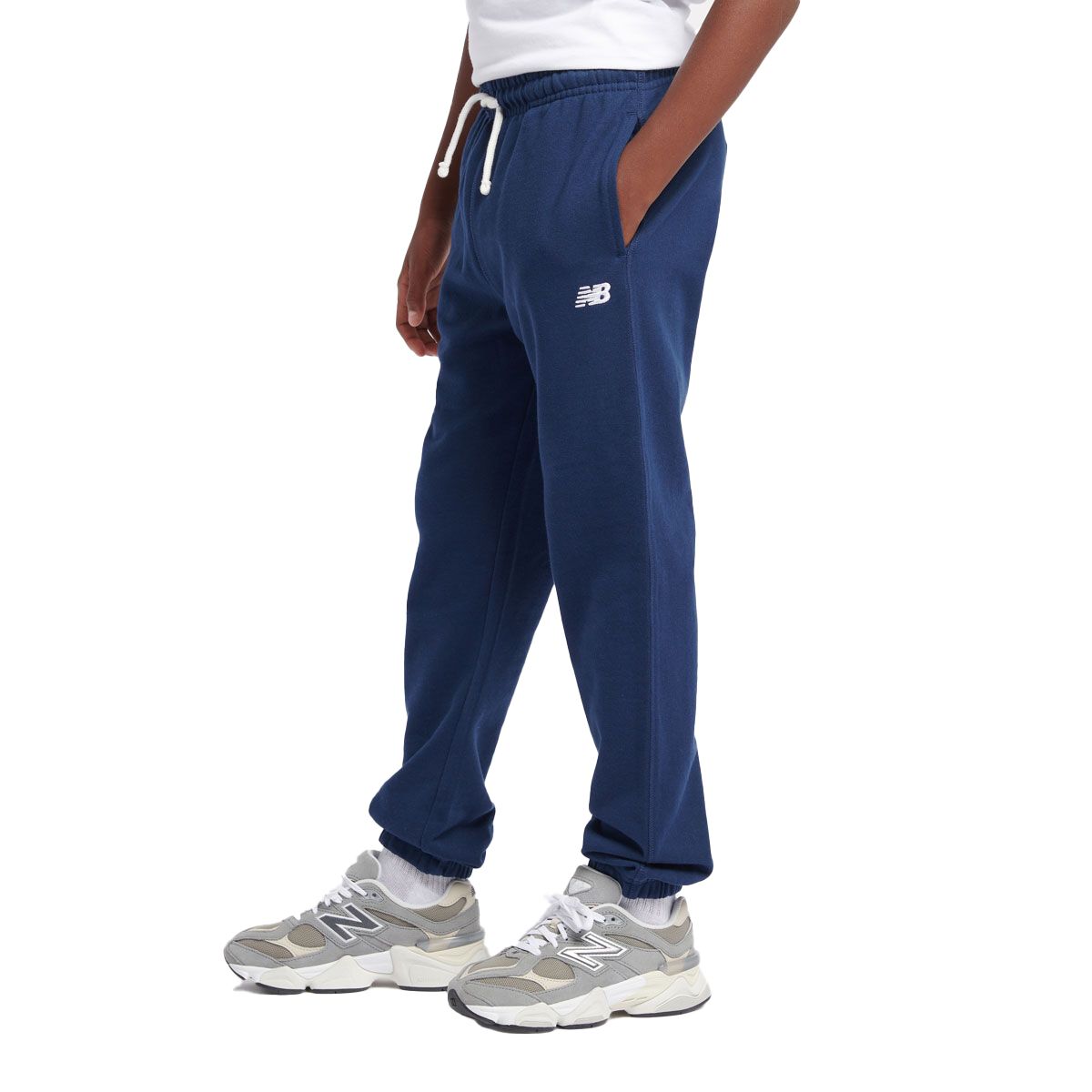 New Balance Junior French Terry Small Logo Jogger Track Pants