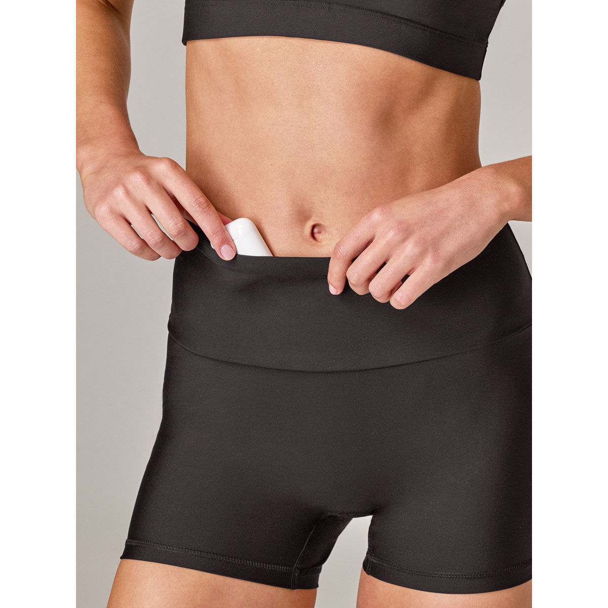 Running Bare Womens Camelflage No Seam 3 Inch Bike Shorts