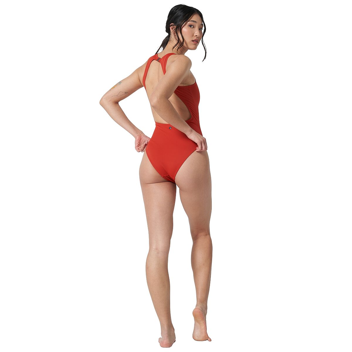 Ell/Voo Womens Nikki High Neck One Piece Swimsuit