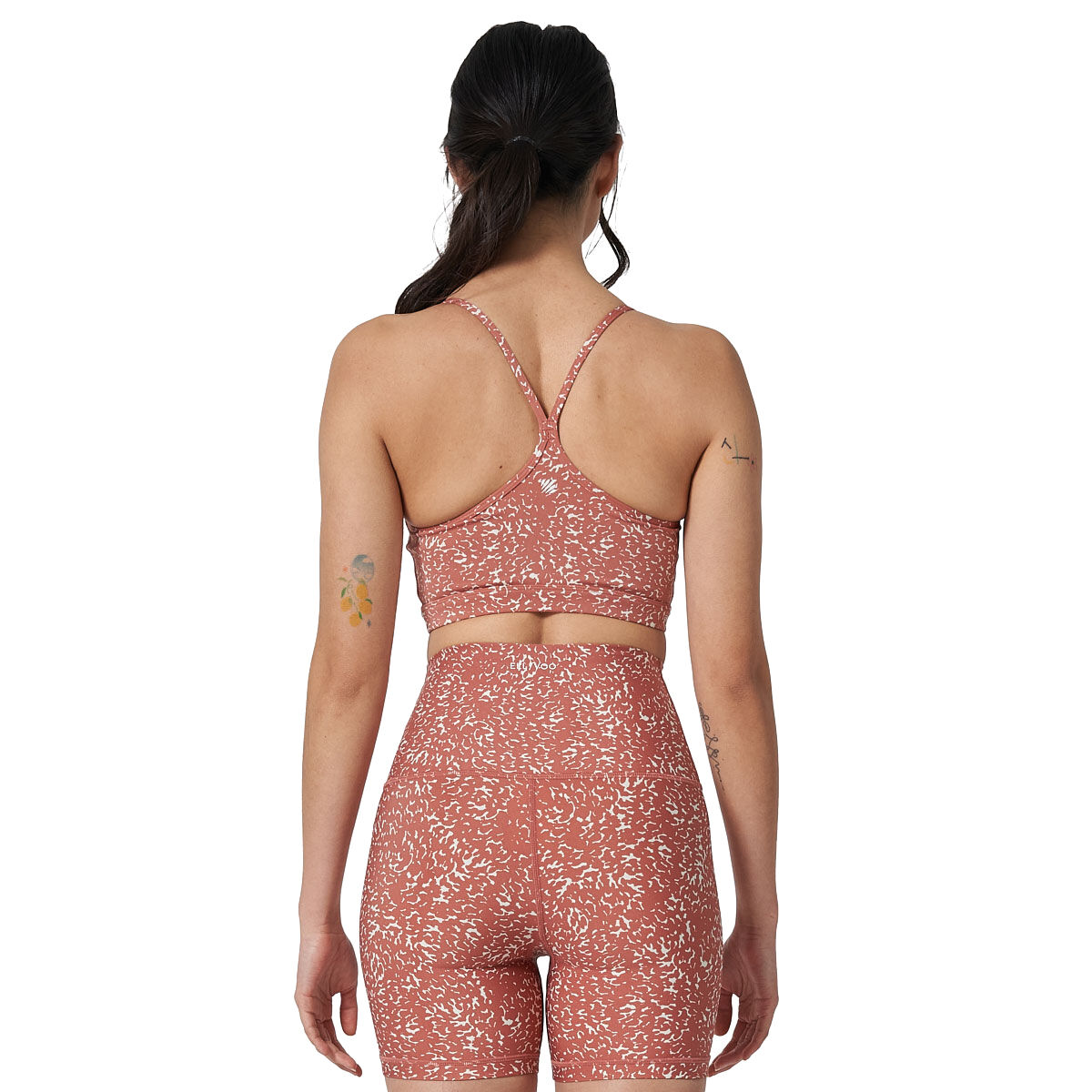 Ell/Voo Womens Kyrie Crop Sports Bra