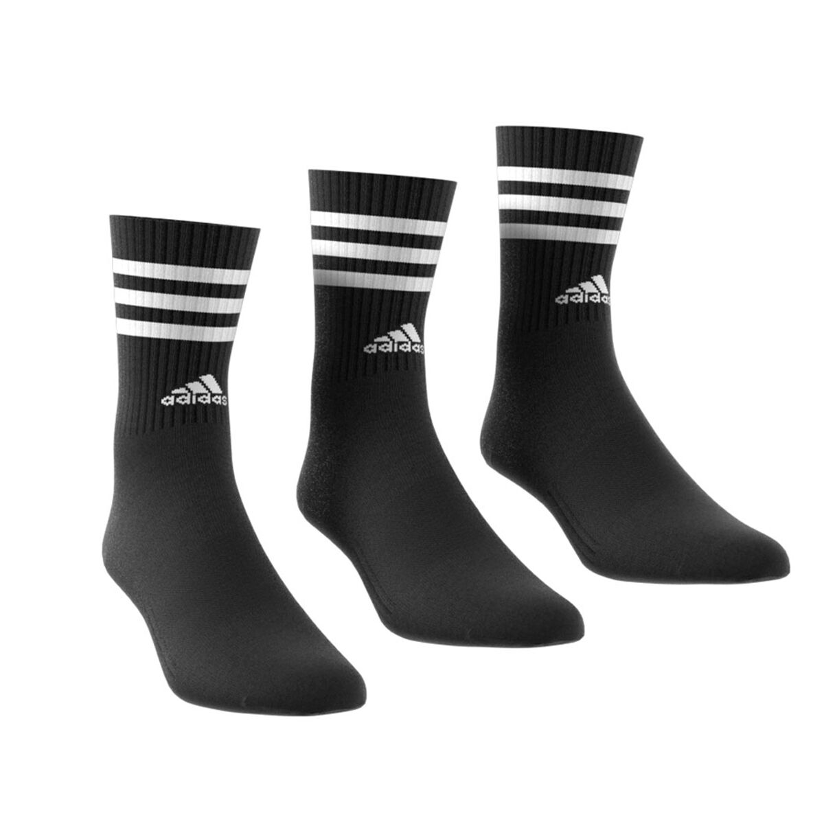 adidas 3-Stripes Cushioned Crew 3 Pack Socks