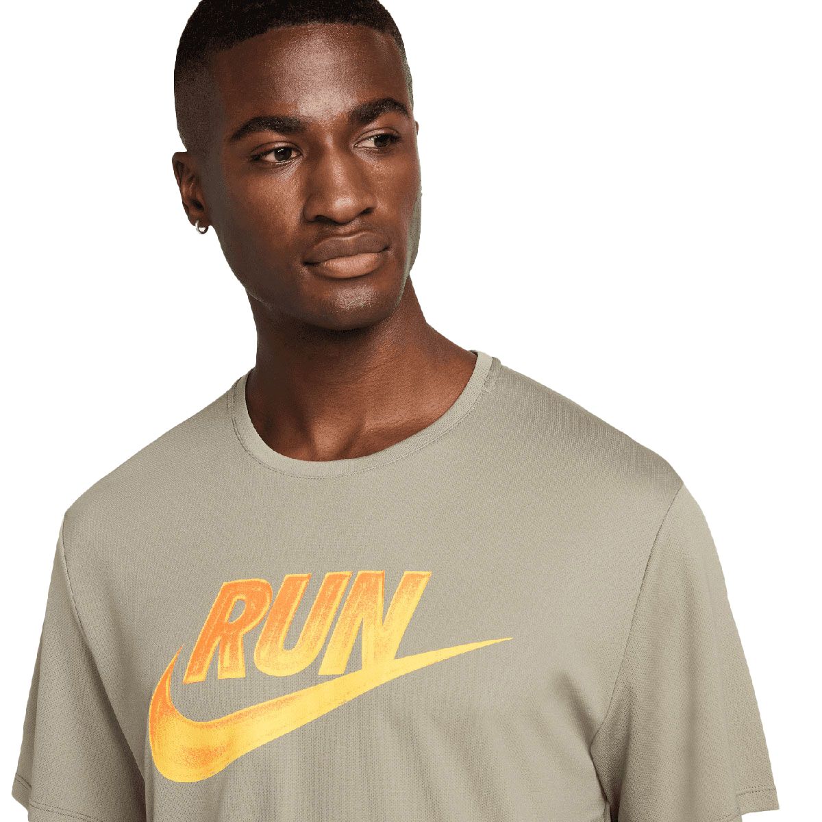 Nike Mens Miler Dri-FIT Run Energy Running Tee