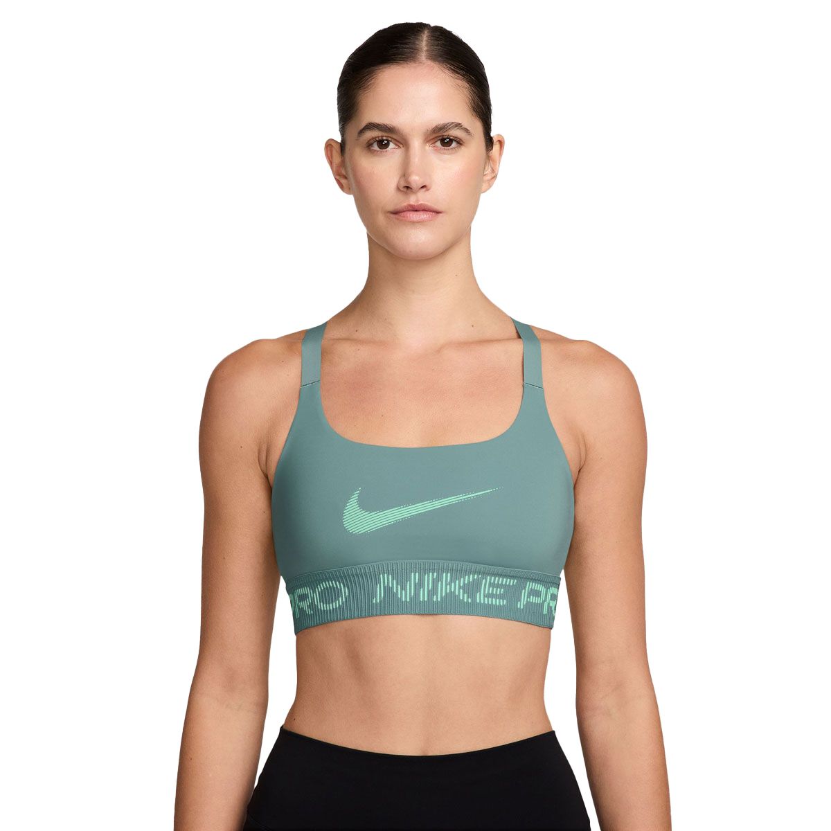 Nike Pro Womens Dri-FIT Light Support Graphic Sports Bra
