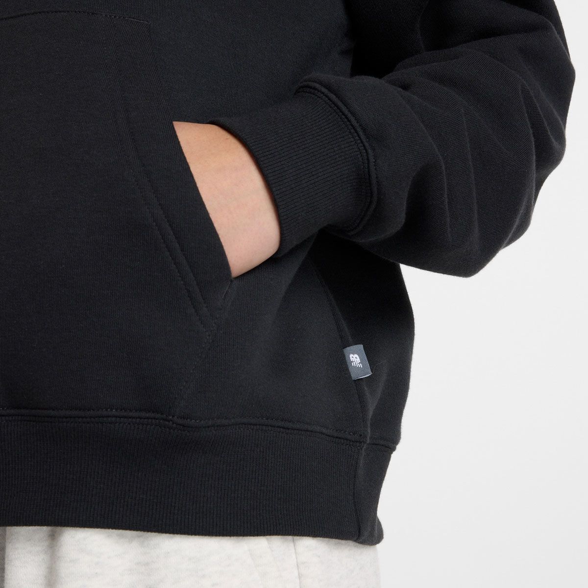 New Balance Womens Reimagined Fleece Half Zip Hoodie