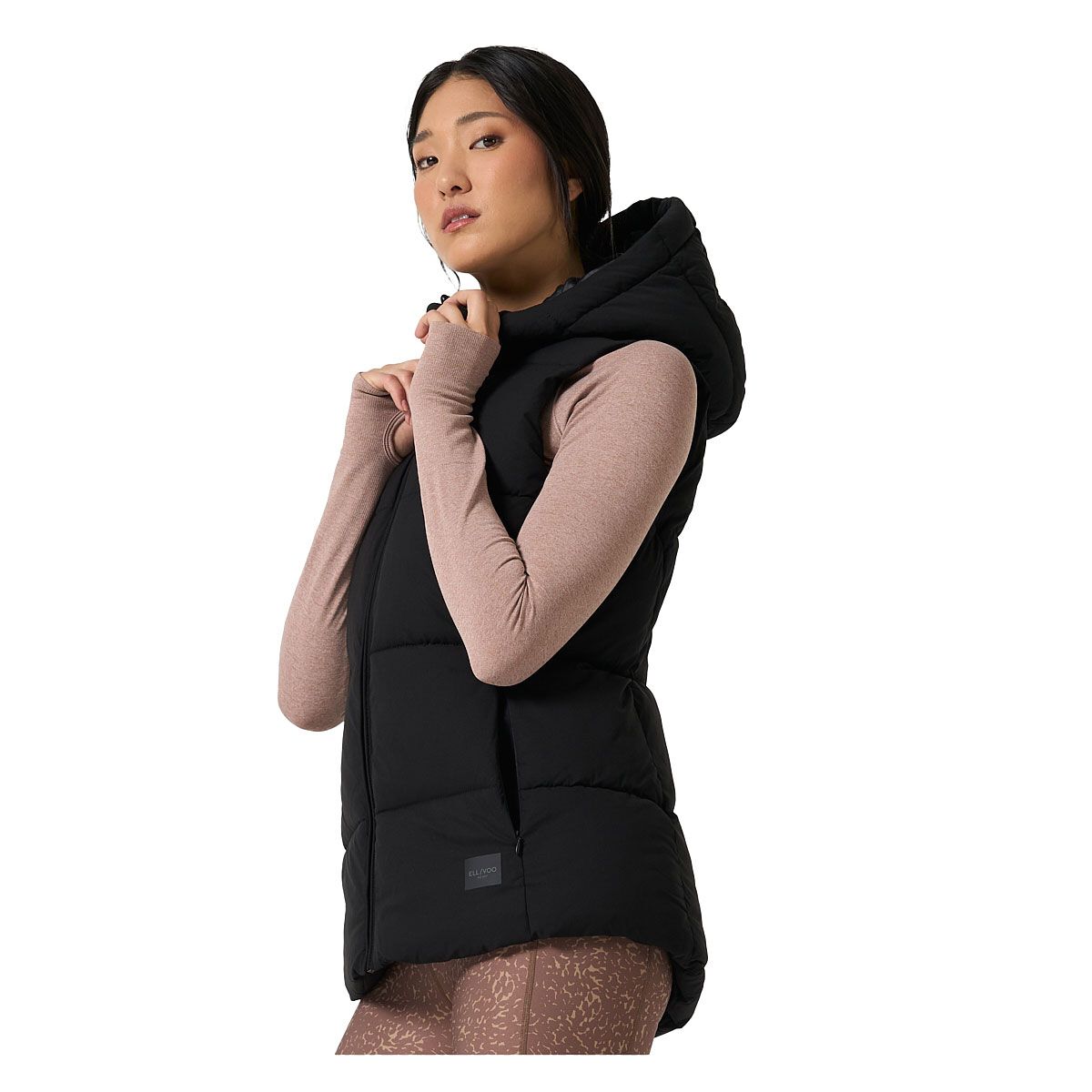 Ell/Voo Womens Leila Puffer Vest