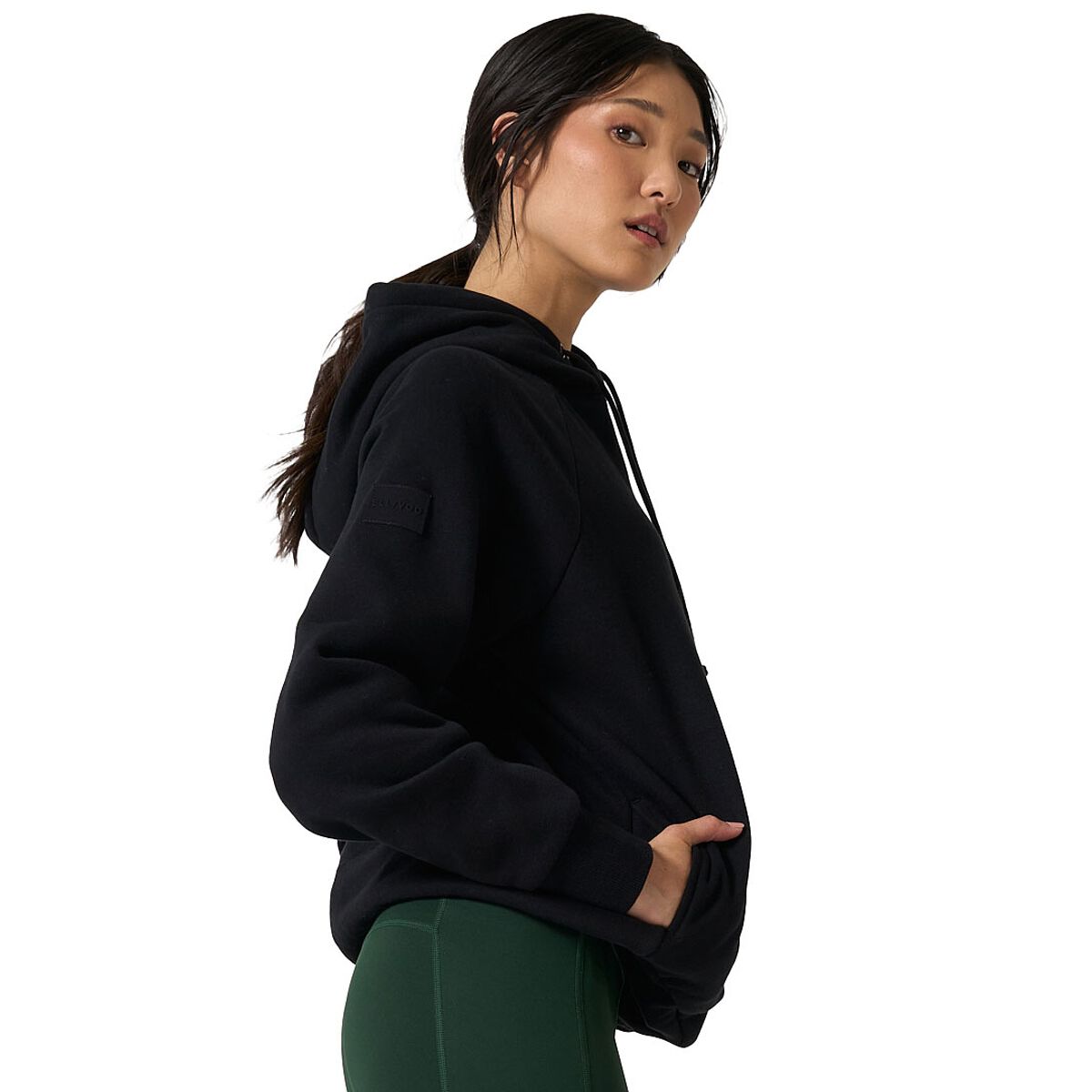 Ell/Voo Womens Mae Fleece Pullover Hoodie