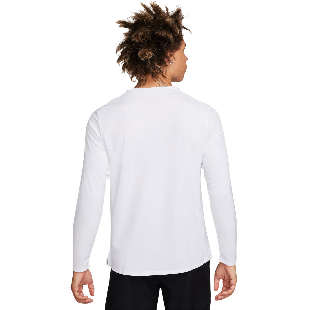 Nike Mens Miler Dri-FIT UV Long Sleeve Running Top