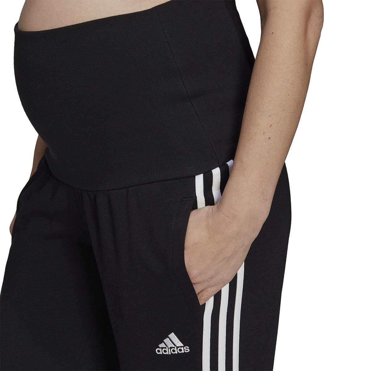 adidas Womens Essentials 3-Stripes Maternity Pants