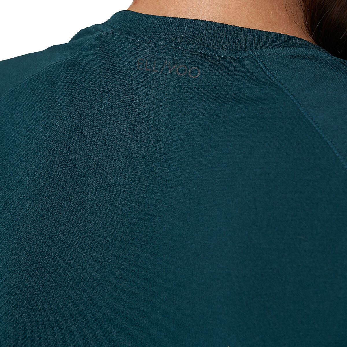 Ell/Voo Womens Yumi Seam Free Cropped Long Sleeve Top