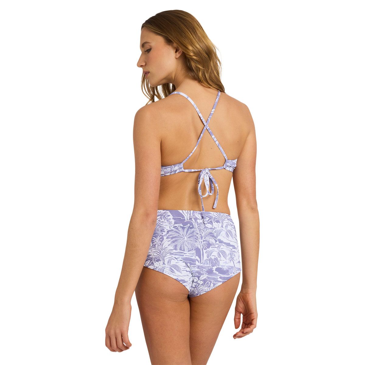 Roxy Womens Mana Athletic Tri Swim Top