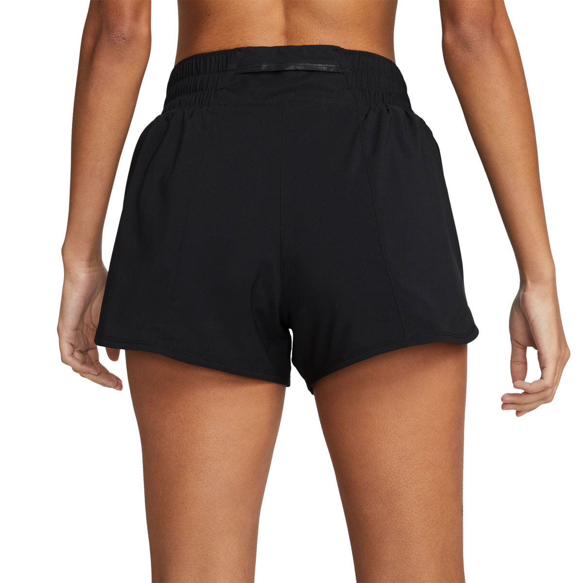 Nike Womens One Dri-FIT Mid Rise Brief-Lined 3 Inch Shorts