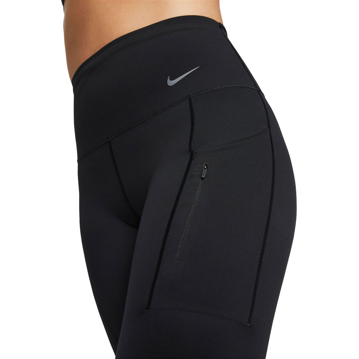 Nike Womens Go Dri-FIT Firm Support High Rise 7/8 Tights
