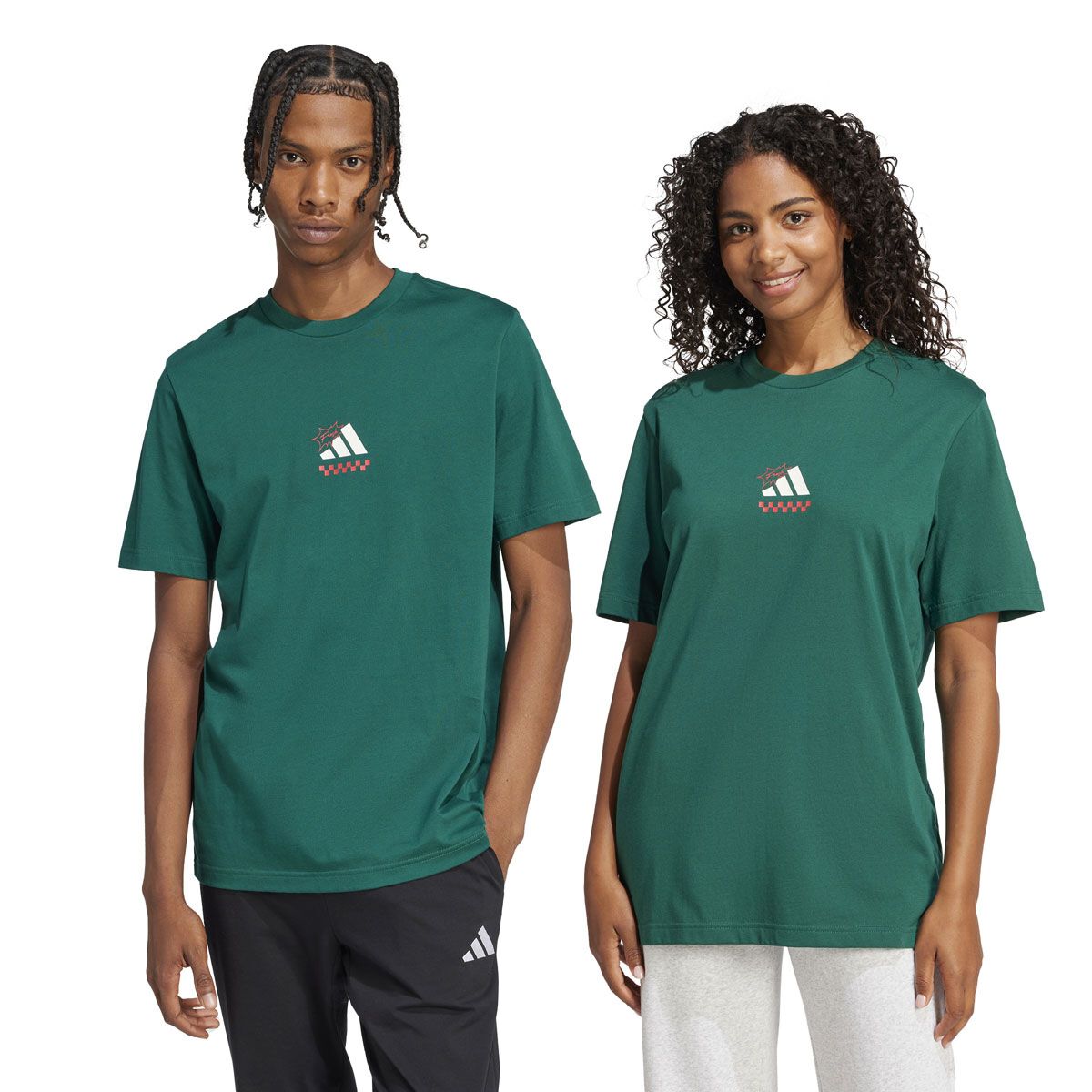 adidas Mens Lounge Pizza Graphic Tee