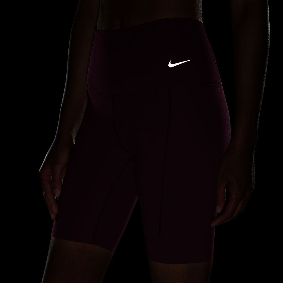 Nike Womens Zenvy Dri-FIT High Rise 8 Inch Short Tights