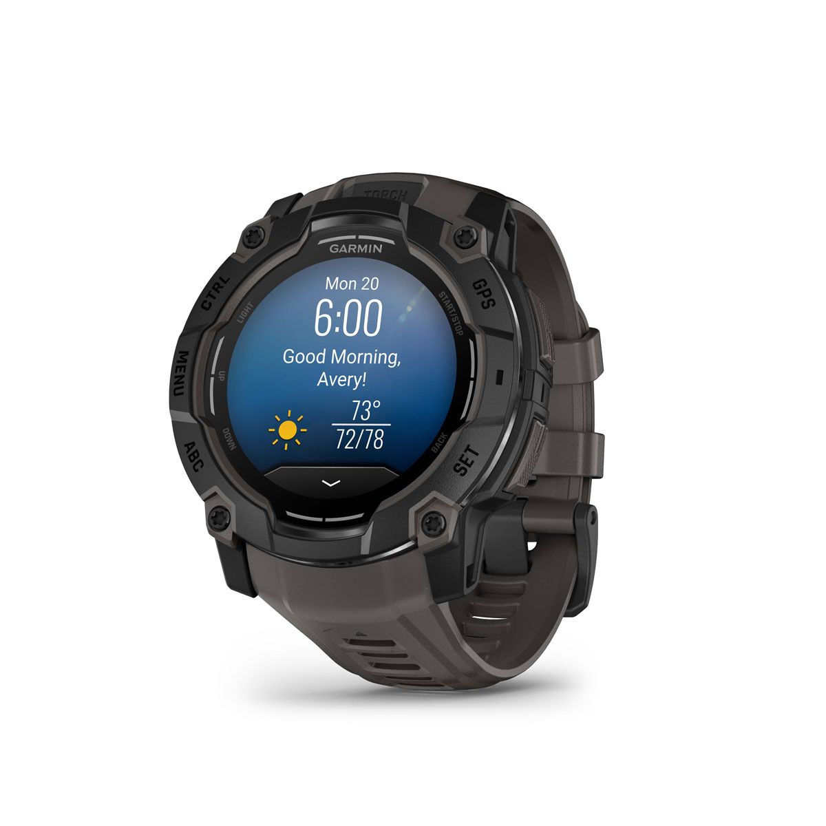 Garmin Instinct 3 50mm AMOLED Watch - Black