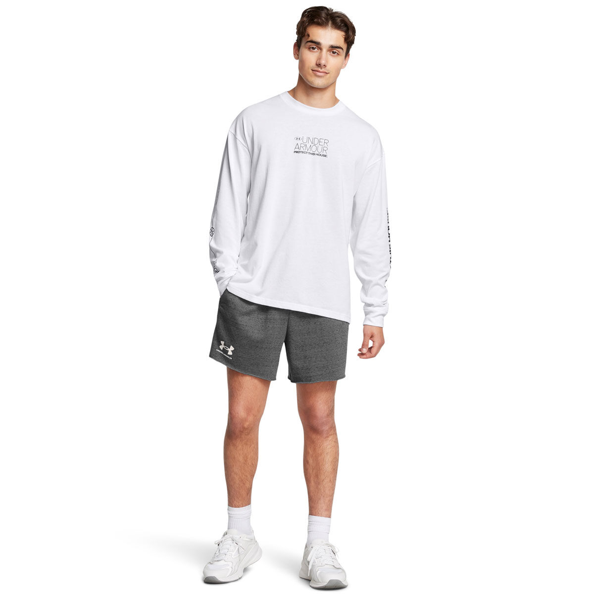 Under Armour Mens Rival Terry 6 Inch Shorts