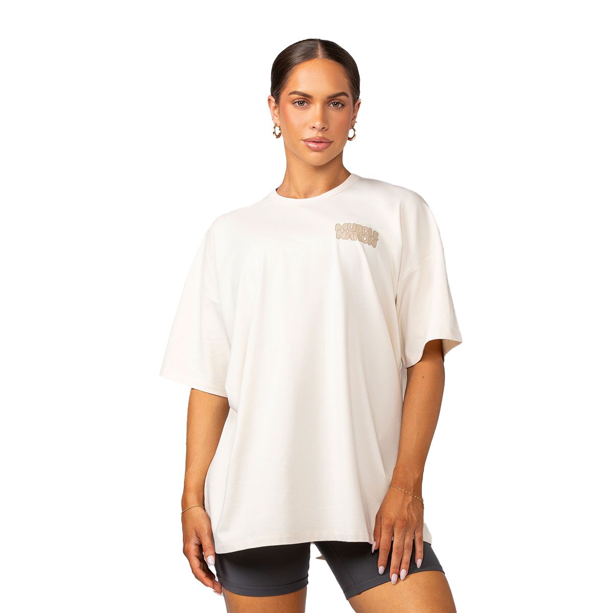 Muscle Nation Womens Lifting Club Oversized Tee