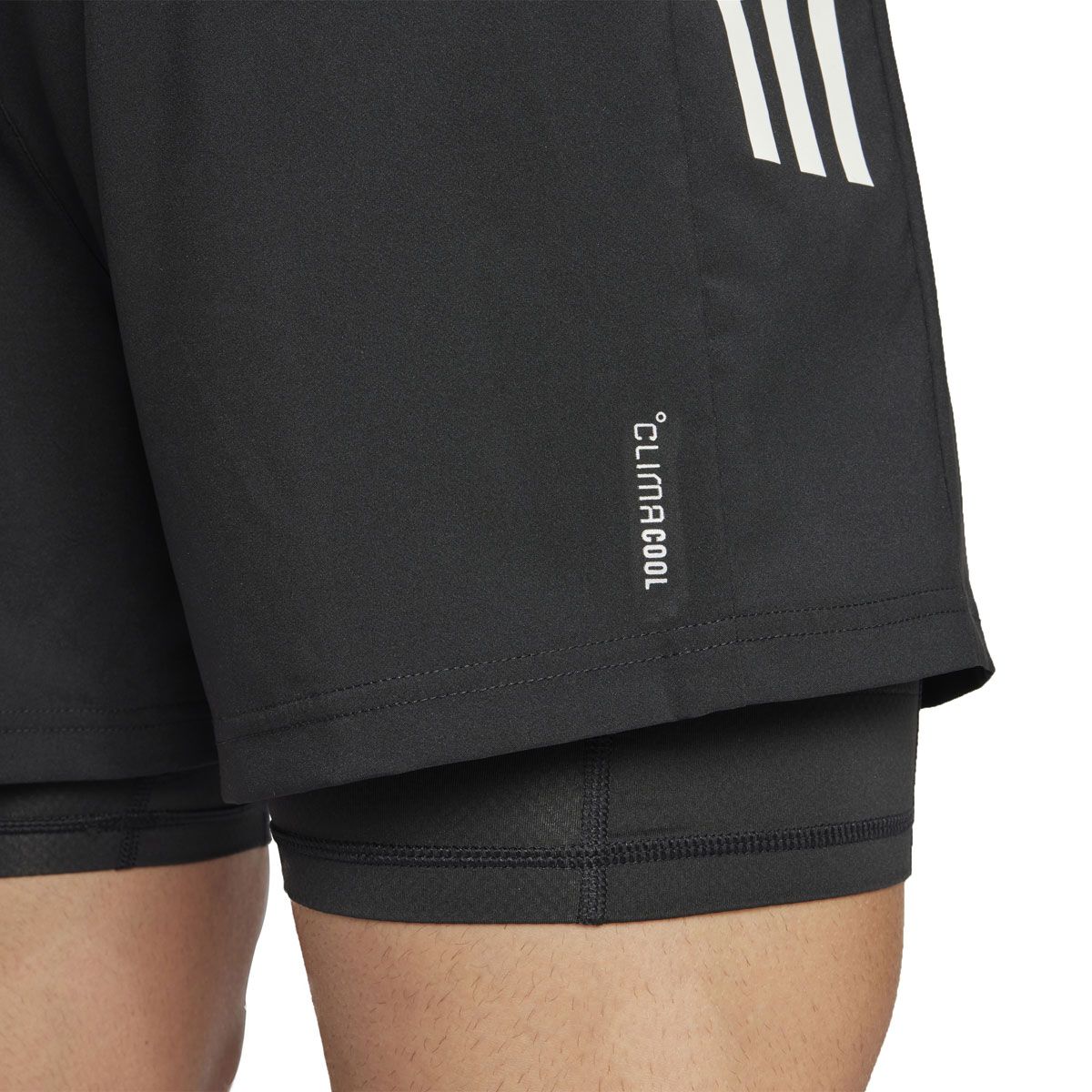 adidas Mens Own The Run 2 in 1 Running Shorts