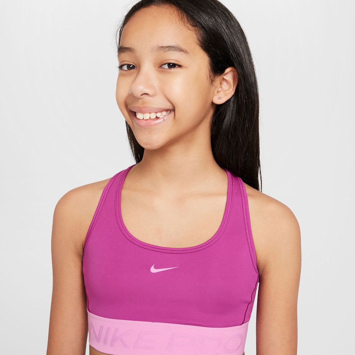 Nike Pro Junior Girls Swoosh Bra