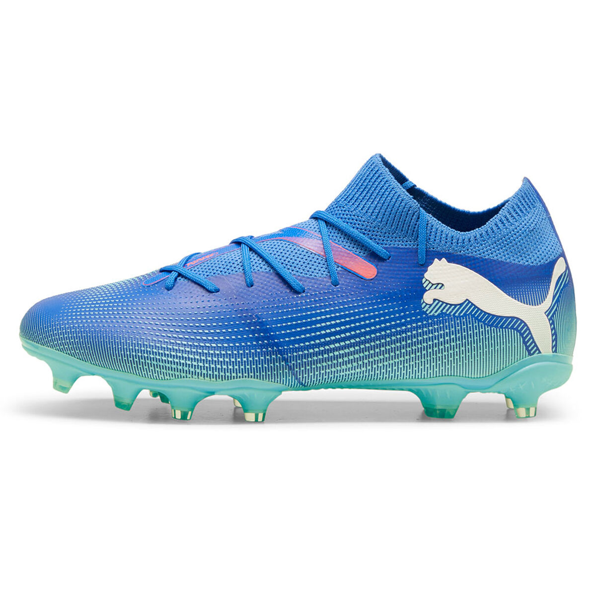 Puma Future 7 Match Football Boots Blue/White US Mens 12 / Womens 13.5