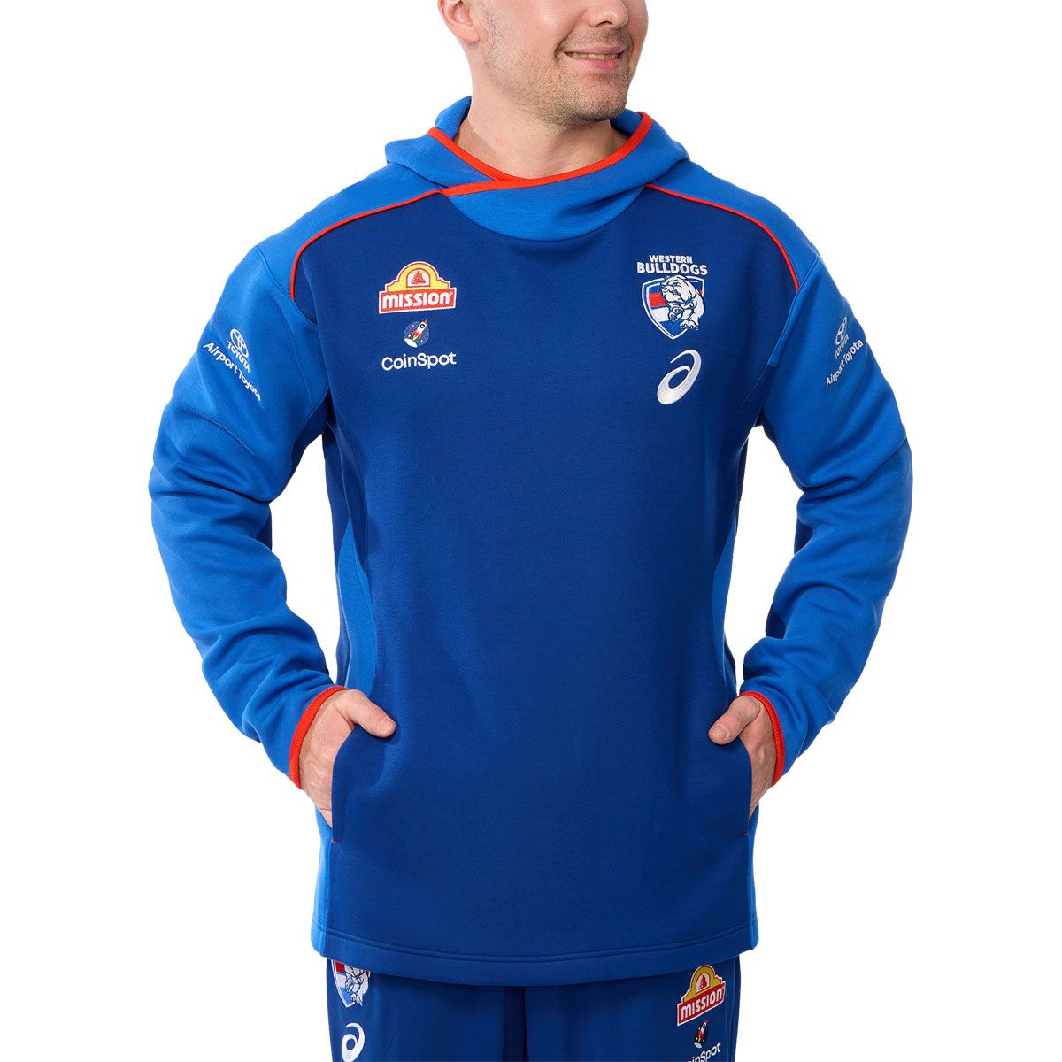 Western Bulldogs Mens 2025 Training Hoodie