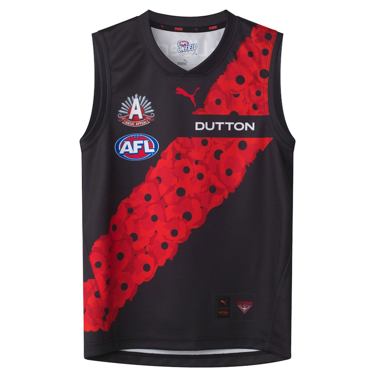 Essendon Bombers 2025 Mens ANZAC Guernsey