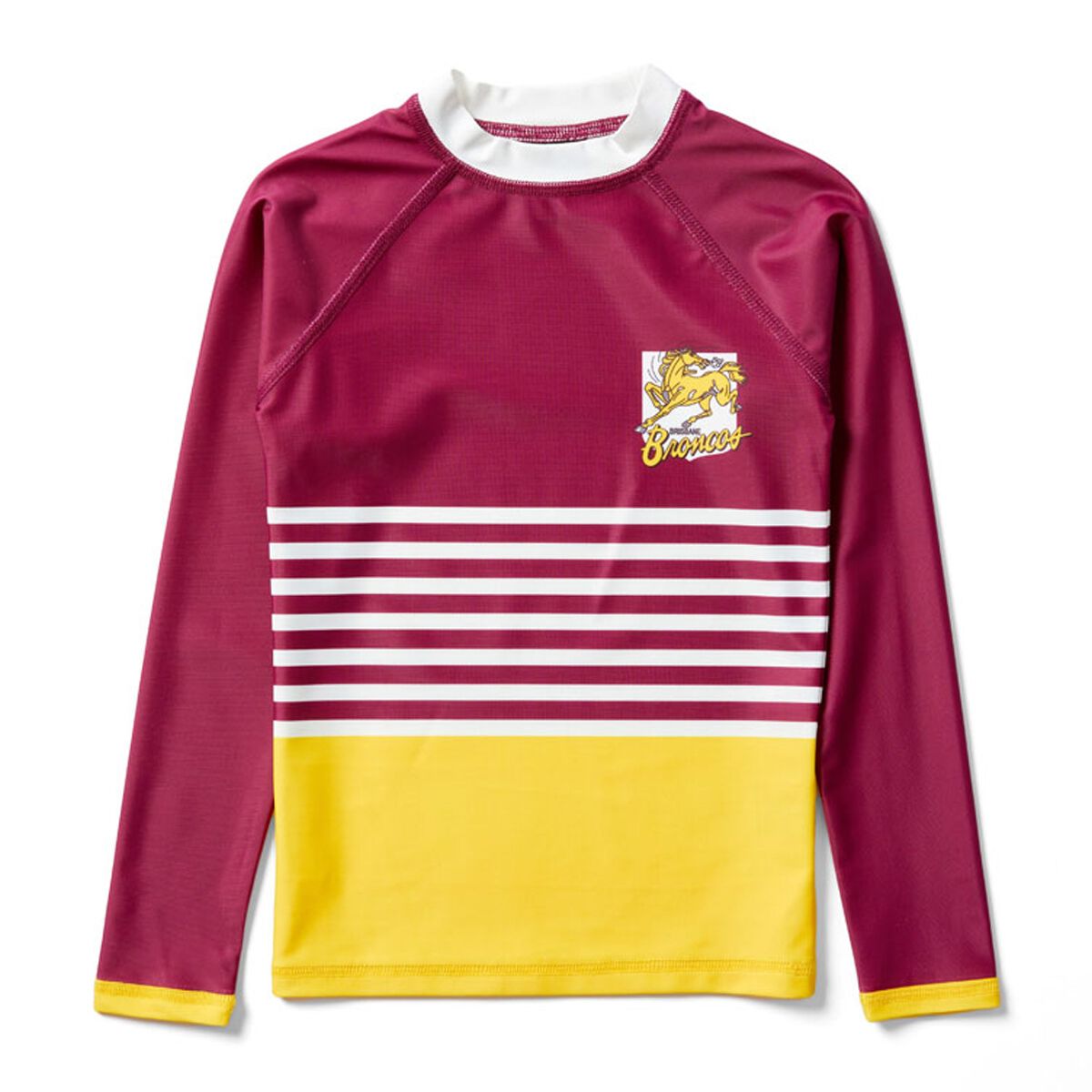 Brisbane Broncos Kids Swim Rash Top