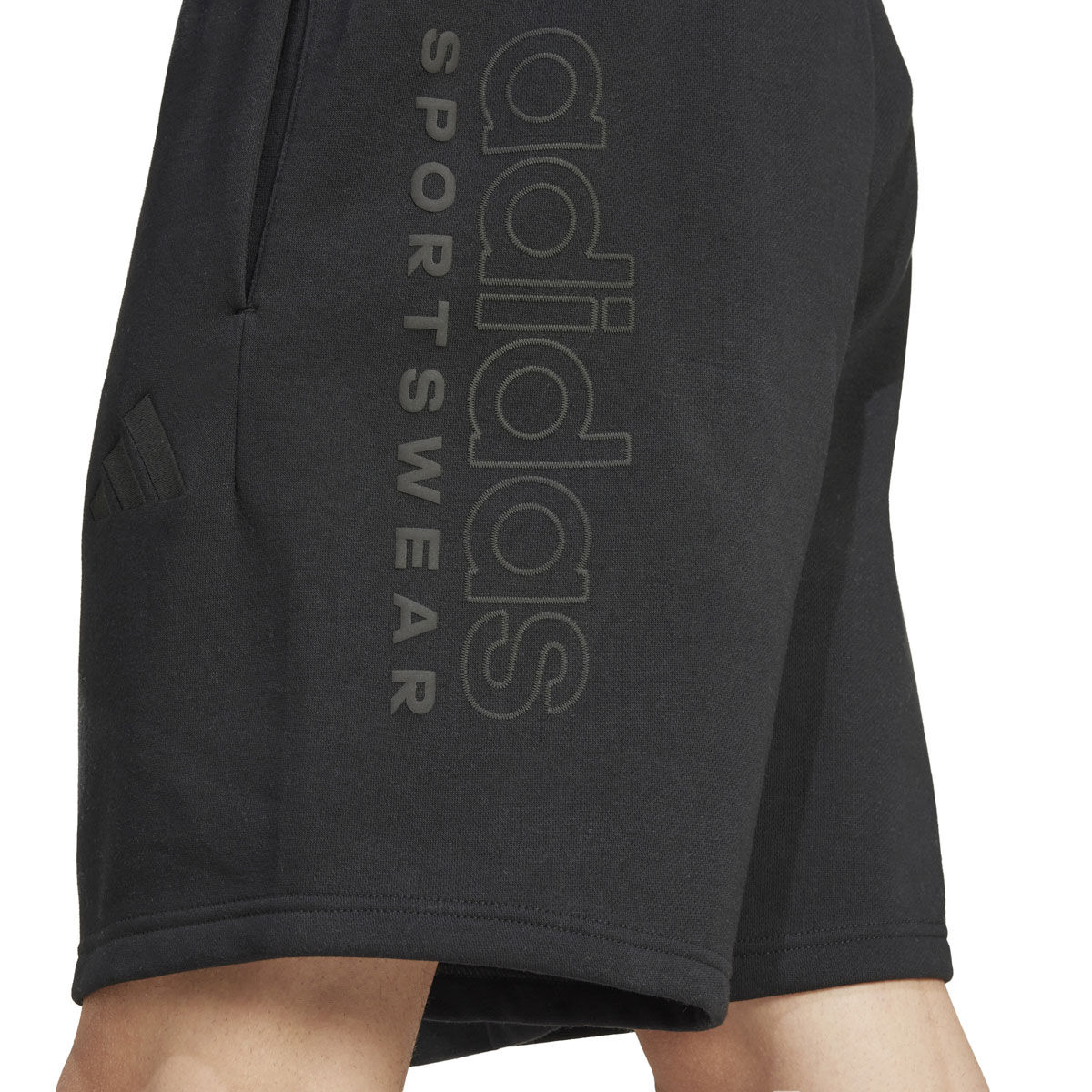 adidas Mens ALL SZN Graphic Fleece Shorts