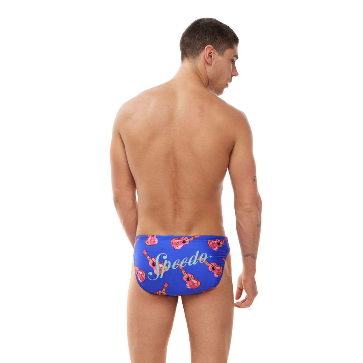 Speedo Mens Uke Lei Lei Escape Swim Briefs