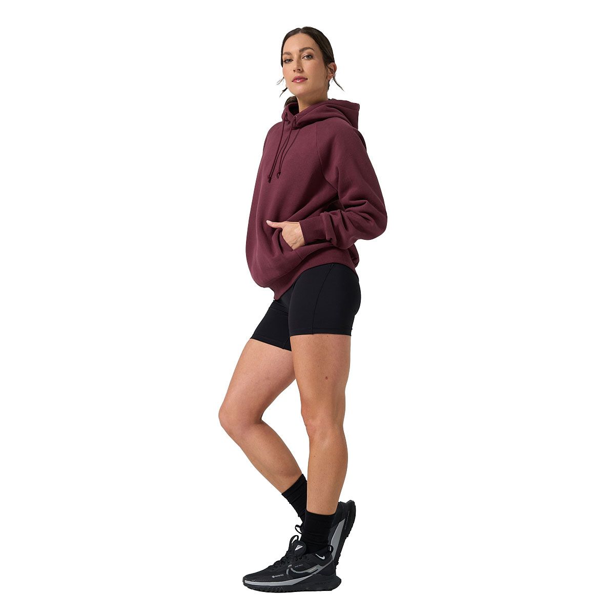 Ell/Voo Womens Mae Fleece Pullover Hoodie